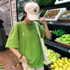 Short-sleeve Avocado T-shirt Green - One Size