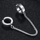 Stainless Steel Chained Earring