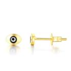 Metal Geometric Eye Earring