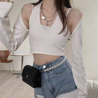 Crop Tank Top / Long-sleeve Crop Top