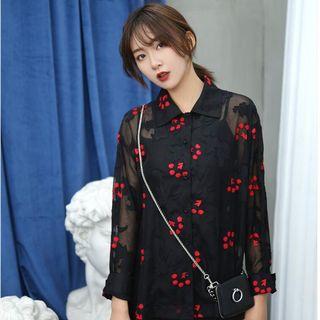 Print Shirt Black - One Size