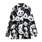 Panda Print Shirt Panda - Black & White - One Size