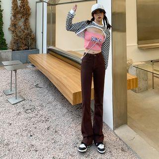 High Waist Bootcut Jeans (various Designs)