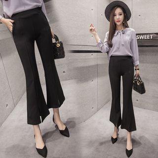 Boot Cut Cropped Dress Pants
