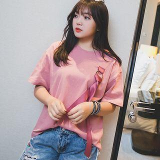 Strap Detail Short Sleeve T-shirt