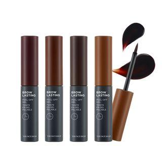The Face Shop - Brow Lasting Peel-off Gel (4 Colors) #04 Dark Brown