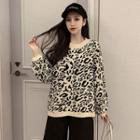 Leopard-print Sweater