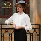 Chiffon Blouse / Pencil Skirt / Jacket