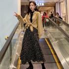 Long-sleeve Shirt / Mock-turtleneck Top / Skirt