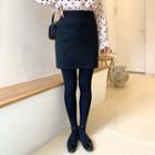 H-line Fleece Miniskirt