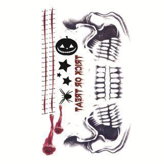 Print Waterproof Temporary Tattoo Black - One Piece