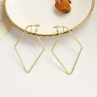Geometric Ear Stud / Clip-on Earring