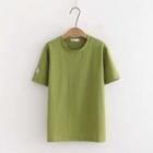 Spade Embroidered Short-sleeve T-shirt