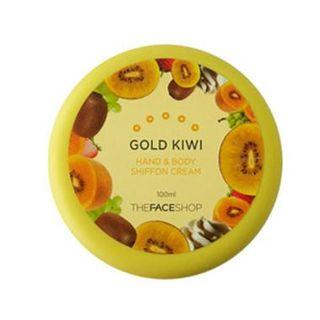 The Face Shop - Gold Kiwi Hand & Body Shiffon Cream 100ml