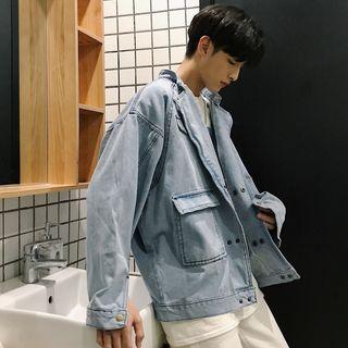 Couple Matching Double-breasted Denim Jacket