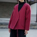 Lace Up Coat