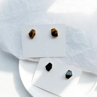 Geometric Resin Earring