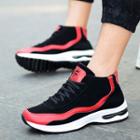 Faux-leather Athletic-shoes