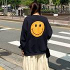 Smiley-printed Sweatshirt