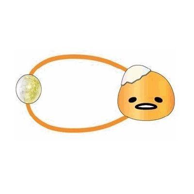 Daniel & Co. - Sanrio Gudetama Mascot Pony Tail Hair Tie 1 Pc