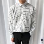 Patterned Loose-fit Shirt