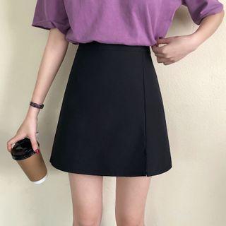 High Waist Splited Skirt