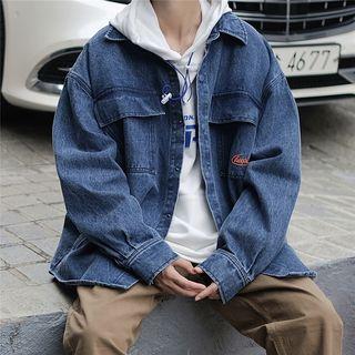 Letter Printed Denim Jacket