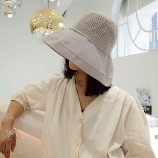 Knit Panel Bucket Hat