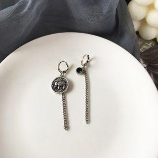 Asymmetric Drop Earring 1 Pair - Earring - One Size