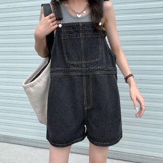 Denim Wide-leg Jumpers Shorts