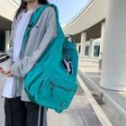 Number Embroidered Backpack / Bag Charm / Set