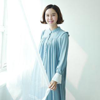 Pleats Chiffon Sailor Dress