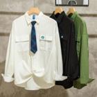 Set: Lettering Shirt + Tie