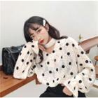 Polka Dot Blouse As Shown In Figure - One Size