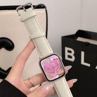 Genuine Leather Apple Watch Band (various Designs)
