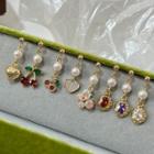 Rhinestone Faux Pearl Alloy Dangle Earring (various Designs)