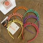 Letter Hair Band Set Of 6 - One Size