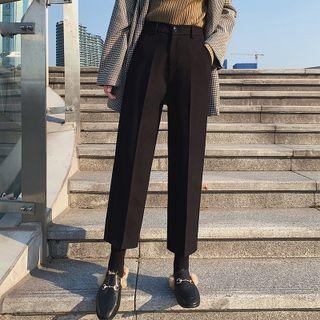 High Waist Straight Leg Pants (various Designs)