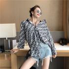 Loose-fit Long-sleeve Shirt Black - One Size