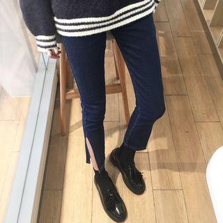 Slit Slim Fit Jeans