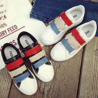 Woven Velcro Sneakers