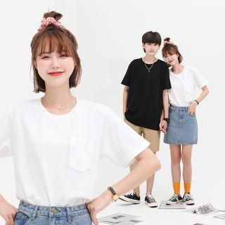 Couple Matching Short-sleeve Pocket T-shirt
