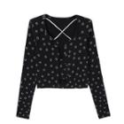 Smiley Face Print Jacket / Camisole Top