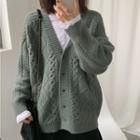 Cable Twist Cardigan