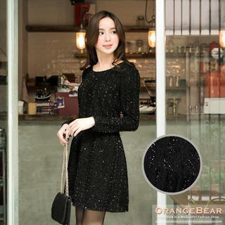 Glitter A-line Dress