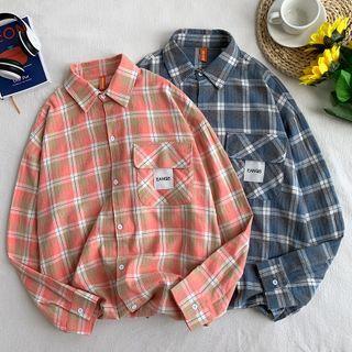 Couple Matching Plaid Collar Shirt