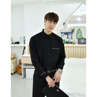 Piped-trim Shirt
