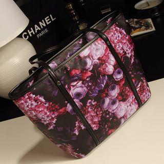 Floral Print Tote