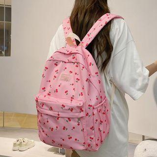 Cherry Print Backpack