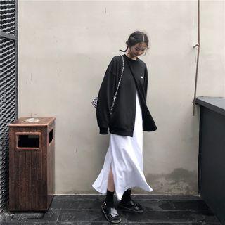 Plain Loose-fit Sweatshirt / Plain Loose-fit Dress